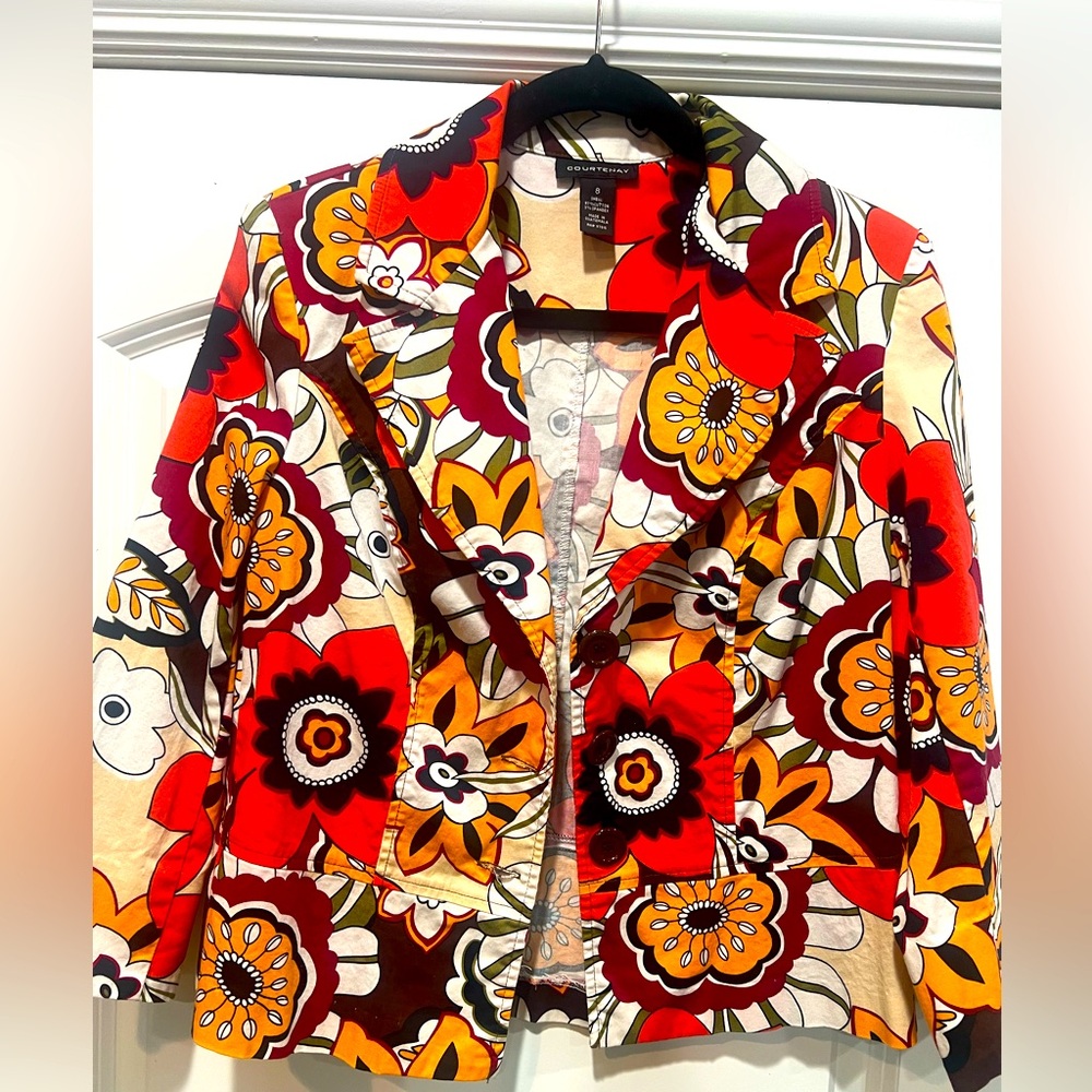 🧡Multi-Colored Jacket: Sz 8